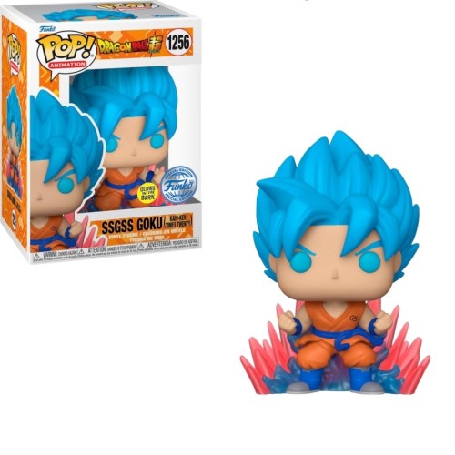 Funko POP! Dragon Ball Super - SSGSS Goku (Kaio-Ken Times Twenty) #1256 Φιγούρα (Exclusive)