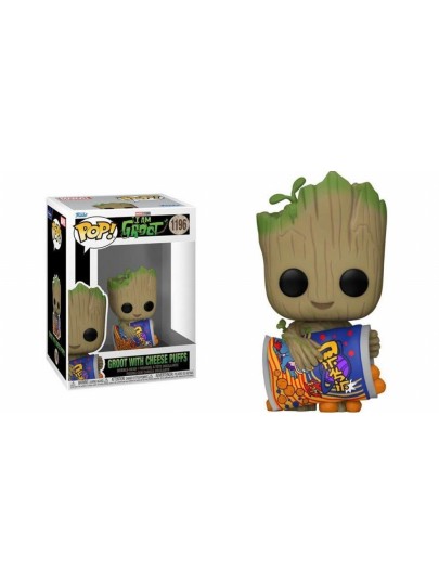 Funko POP! Marvel: I Am Groot - Groot with Cheese Puffs #1196 Φιγούρα