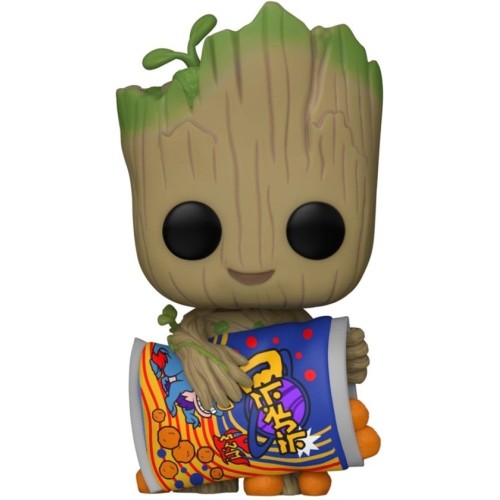 Funko POP! Marvel: I Am Groot - Groot with Cheese Puffs #1196 Φιγούρα