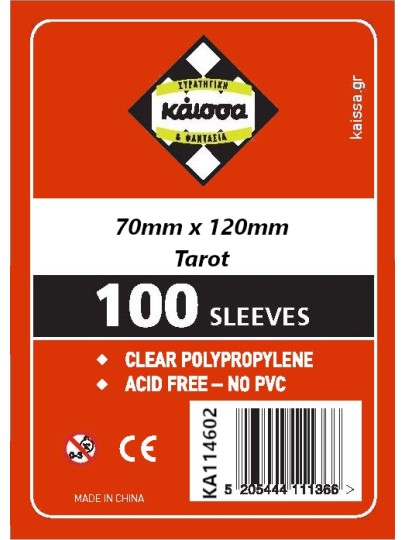 Board Games Sleeves (100 Θήκες) Tarot Card Game Sleeves 70x120mm