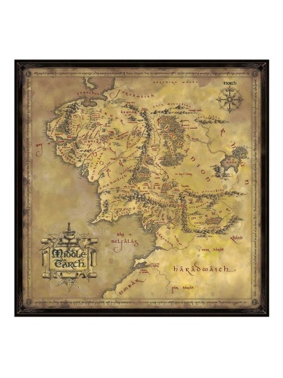 Puzzle 1000 pieces - Lord of the Rings: Middle-Earth Map