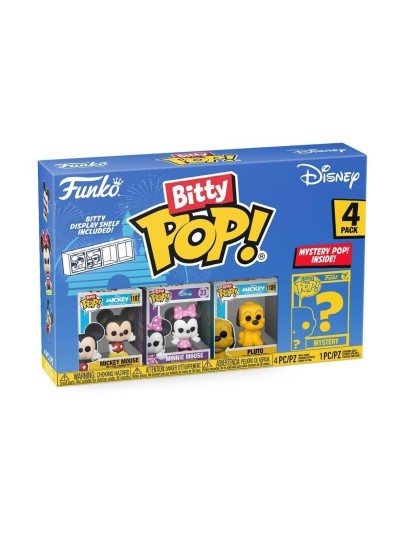 Funko Bitty POP! Disney - Mickey Mouse, Minnie Mouse, Pluto & Chase Mystery 4-Pack Φιγούρες