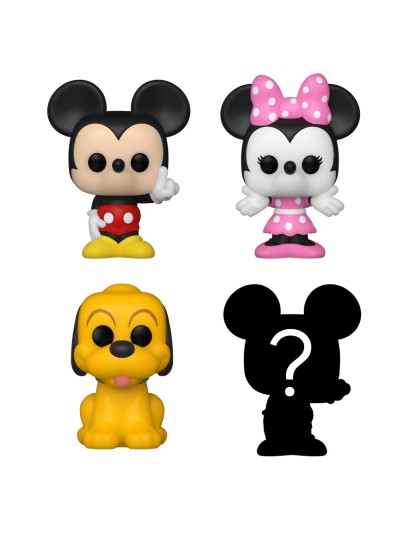 Funko Bitty POP! Disney - Mickey Mouse, Minnie Mouse, Pluto & Chase Mystery 4-Pack Φιγούρες