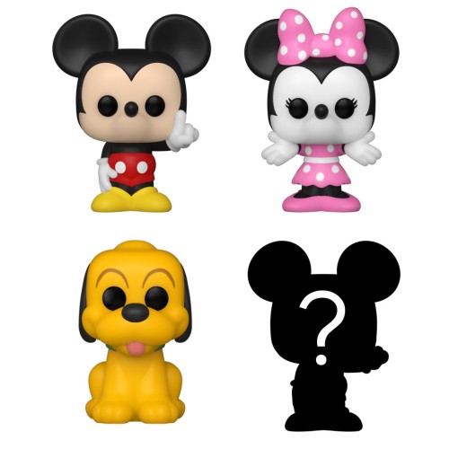 Funko Bitty POP! Disney - Mickey Mouse, Minnie Mouse, Pluto & Chase Mystery 4-Pack Φιγούρες