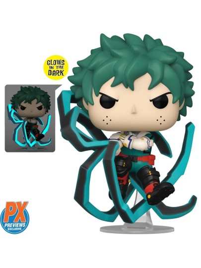 Φιγούρα Funko POP! My Hero Academia - Izuku Midoriya with Blackwhip (GITD) #1347 (Exclusive)