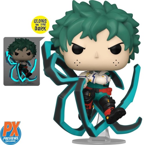 Φιγούρα Funko POP! My Hero Academia - Izuku Midoriya with Blackwhip (GITD) #1347 (Exclusive)