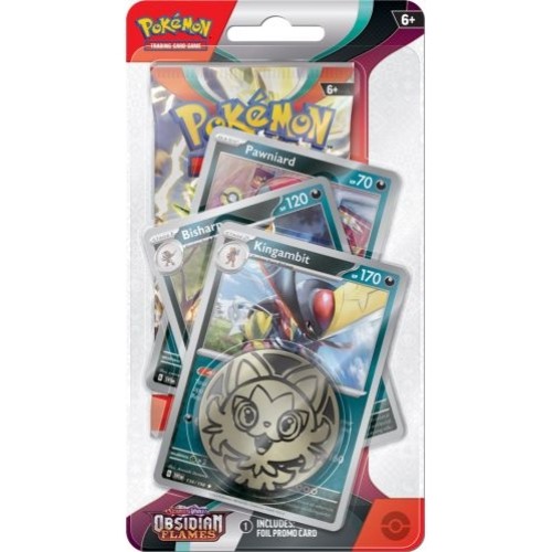 Pokemon TCG Scarlet & Violet Obsidian Flames - Pawniard Premium Checklane Blister