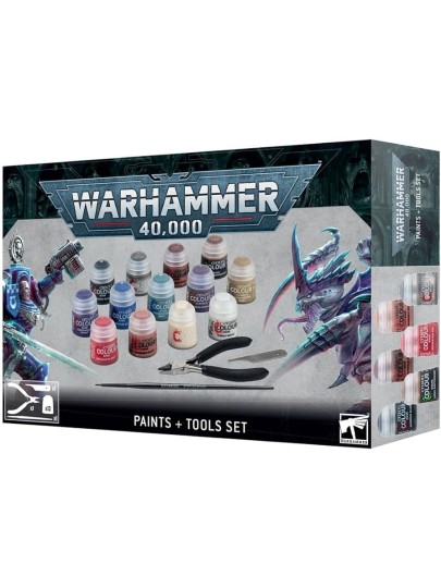 Warhammer 40000 - Paints + Tools Set