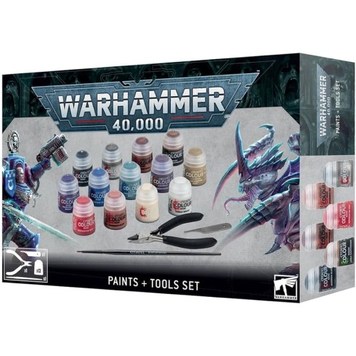 Warhammer 40000 - Paints + Tools Set