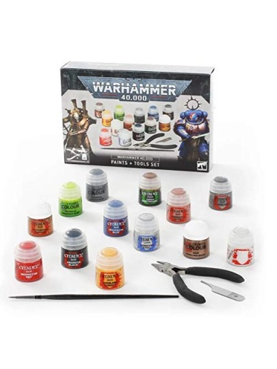 Warhammer 40000 - Paints + Tools Set