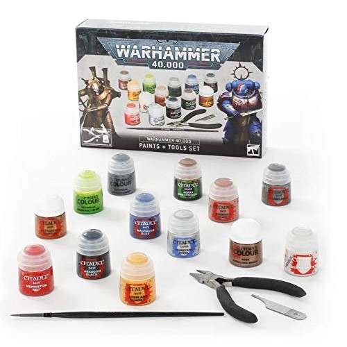 Warhammer 40000 - Paints + Tools Set