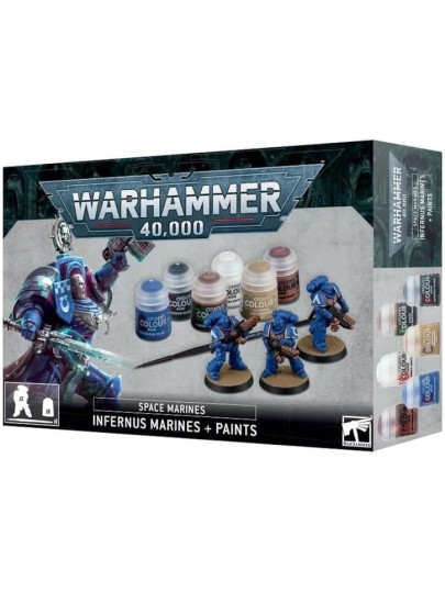 Warhammer 40000 - Space Marines: Infernus Marines + Paints Set