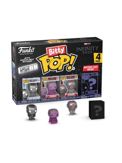 Funko Bitty POP! Marvel - War Machine, Vision, Ultron & Chase Mystery 4-Pack Φιγούρες