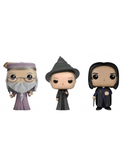 Φιγούρα Funko POP! Harry Potter - Professors Albus Dumbledore, Minerva McGonagall & Severus Snape (Bam! Exclusive) 3-Pack