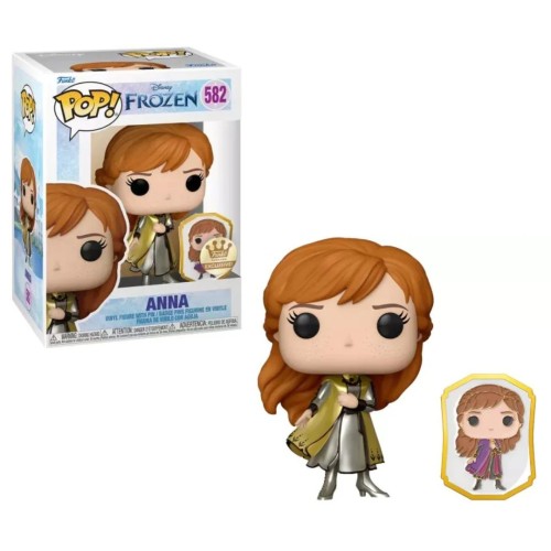 Φιγούρα Funko POP! Disney: Ultimate Princess - Anna with Pin #582 (Funko-Shop Exclusive)