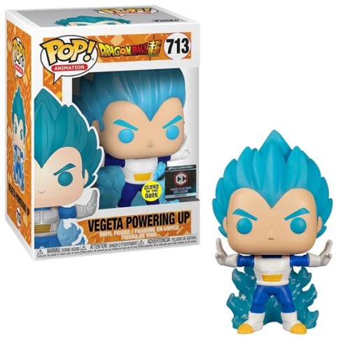 Φιγούρα Funko POP! Dragon Ball Z - Vegeta Powering Up (GITD) #713 (Chalice Collectible Exclusive)