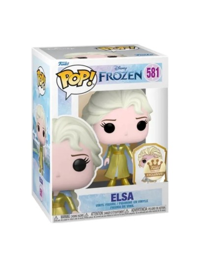 Φιγούρα Funko POP! Disney: Ultimate Princess - Elsa with Pin #581 (Funko-Shop Exclusive)