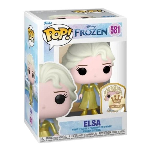 Φιγούρα Funko POP! Disney: Ultimate Princess - Elsa with Pin #581 (Funko-Shop Exclusive)