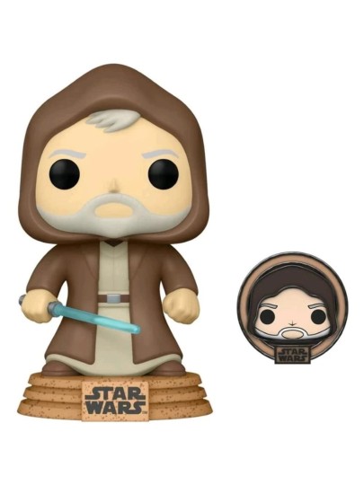 Φιγούρα Funko POP! Star Wars - Obi-Wan Kenobi (Tatooine) with pin #10 (Exclusive)