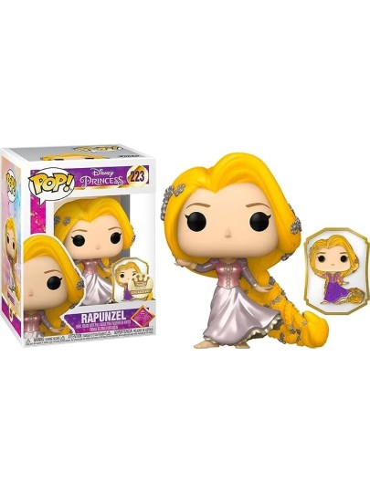 Φιγούρα Funko POP! Disney: Ultimate Princess - Rapunzel with Pin #223 (Funko-Shop Exclusive)