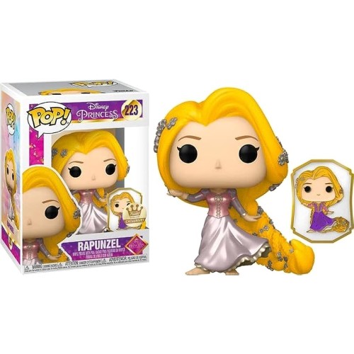 Φιγούρα Funko POP! Disney: Ultimate Princess - Rapunzel with Pin #223 (Funko-Shop Exclusive)