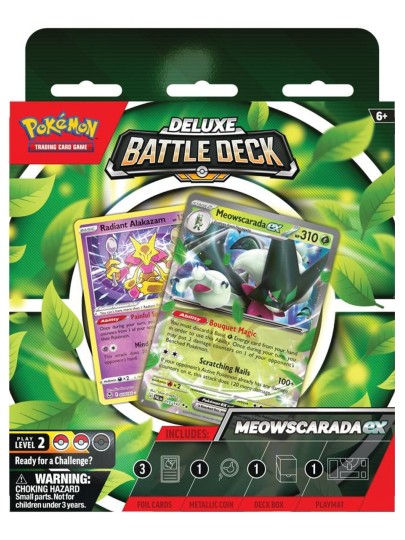 Pokemon TCG - Meowscarada Ex Deluxe Battle Deck