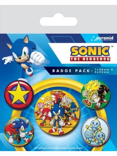 Sonic the Hedgehog - Speed Team 5-Pack Κονκάρδες