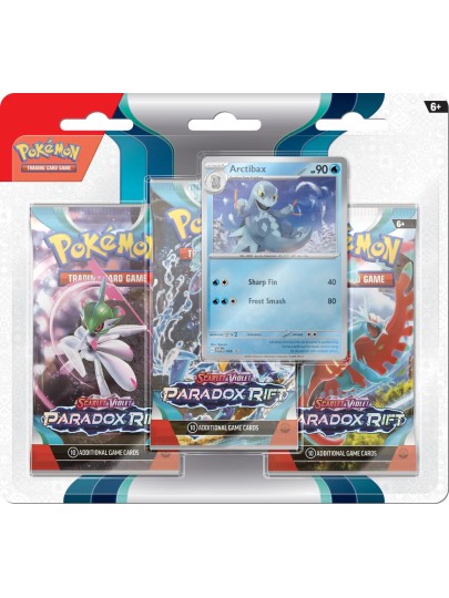 Pokemon TCG Scarlet & Violet Paradox Rift - Arctibax 3-Booster Blister