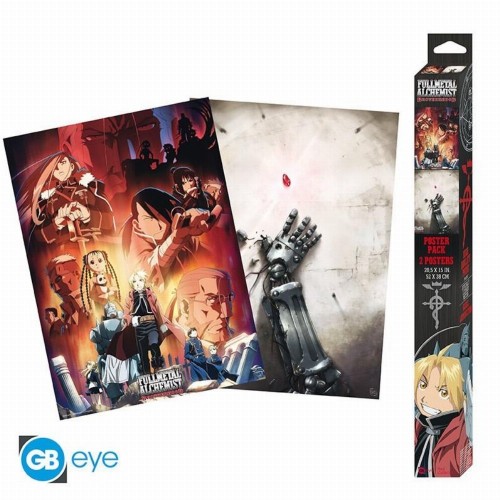 Fullmetal Alchemist - Key Art 2-Pack Αυθεντικές Αφίσες (52x38cm)