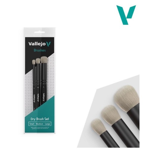 Vallejo - Narutal Hair Dry Brush Set