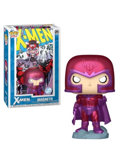 Φιγούρα Funko POP! Comic Covers: Marvel X-Men - Magneto (Metallic) #21 (Exclusive)