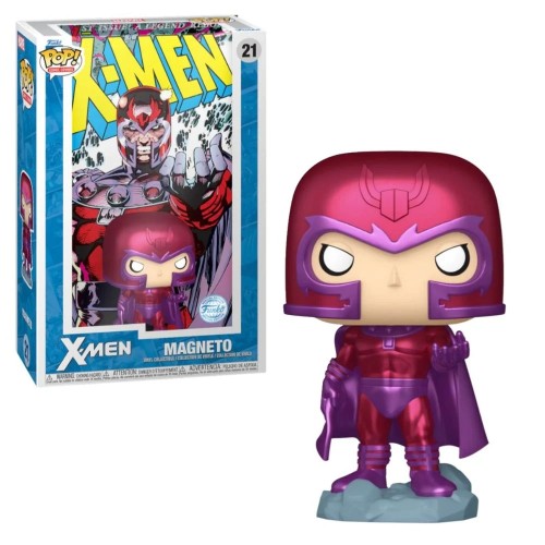 Φιγούρα Funko POP! Comic Covers: Marvel X-Men - Magneto (Metallic) #21 (Exclusive)