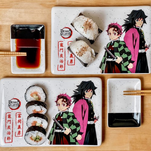 Demon Slayer: Kimetsu no Yaiba - Tanjiro & Giyu Sushi Set