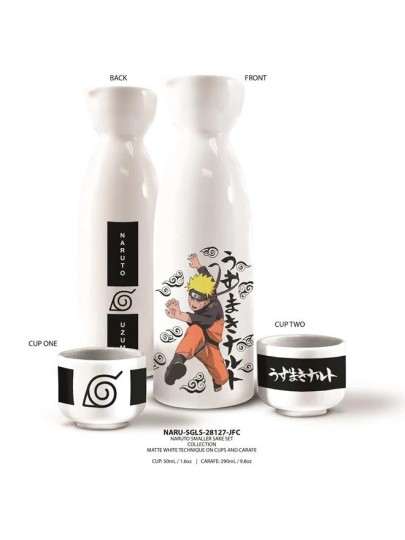 Naruto Shippuden - Naruto Σετ Δώρου (Μπουκάλι, Ποτήρια)