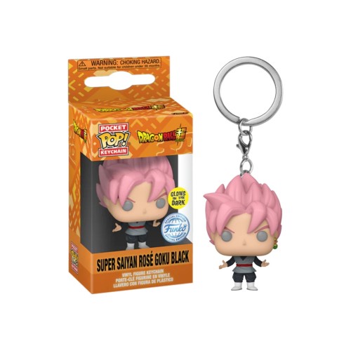 Funko Pocket POP! Μπρελόκ Dragon Ball Super - Super Saiyan Rose Goku Black Φιγούρα (Exclusive)