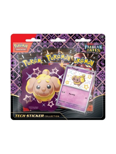 Pokemon TCG Scarlet & Violet Paldean Fates - Tech Sticker Collection Blister (Fidough)
