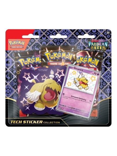 Pokemon TCG Scarlet & Violet Paldean Fates - Tech Sticker Collection Blister (Maschiff)