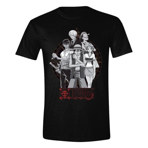 One Piece - The Crew Pose Black T-Shirt (M)