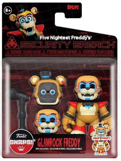 Funko Snaps! Five Nights at Freddy's: Securiy Breach - Glamrock Freddy Φιγούρα (9cm)