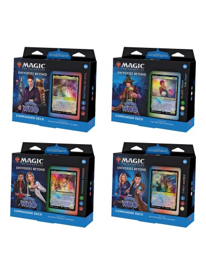Magic the Gathering - Doctor Who Commander Deck Set of 4