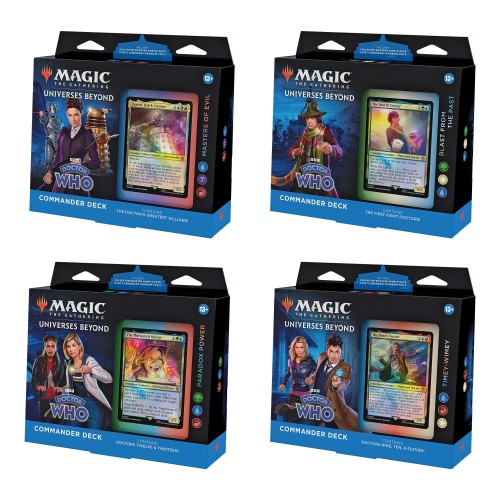 Magic the Gathering - Doctor Who Commander Deck Set of 4