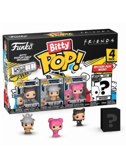 Funko Bitty POP! Τα Φιλαράκια - Monica Geller, Ross Geller, Chandler Bing & Chase Mystery 4-Pack Φιγούρες