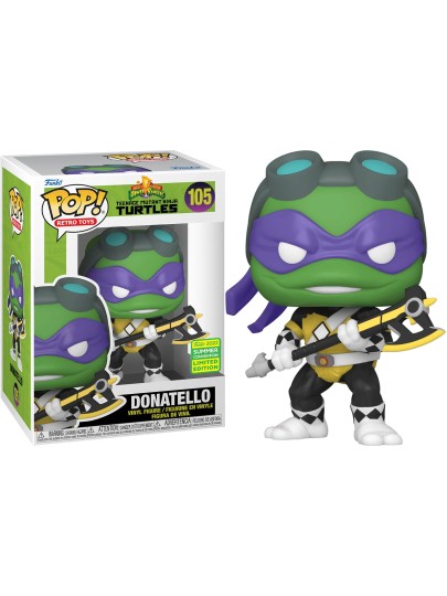 Φιγούρα Funko POP! Teenage Mutant Ninja Turtles/Power Rangers  - Donatello #105 (Summer Convention 2022 Exclusive)