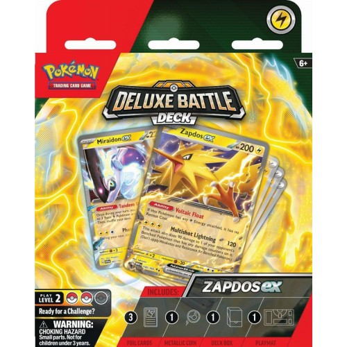 Pokemon TCG - Miraidon & Zapdos Ex Deluxe Battle Deck