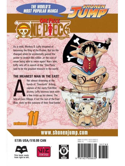 Τόμος Manga One Piece Vol. 11 (New Printing)