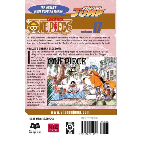 Τόμος Manga One Piece Vol. 17 (New Printing)