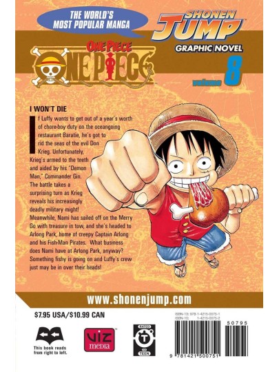 Τόμος Manga One Piece Vol. 08 (New Printing)