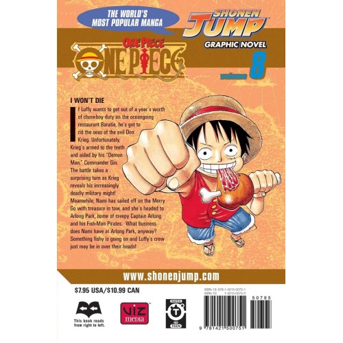 Τόμος Manga One Piece Vol. 08 (New Printing)