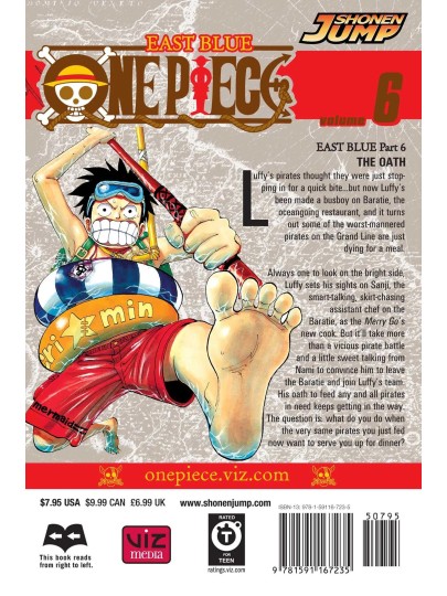 Τόμος Manga One Piece Vol. 06 (New Printing)