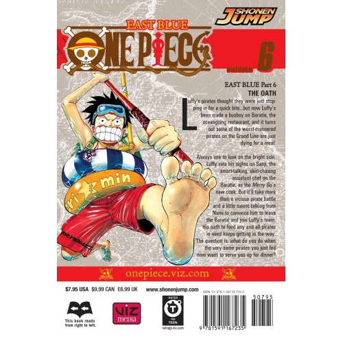 Τόμος Manga One Piece Vol. 06 (New Printing)